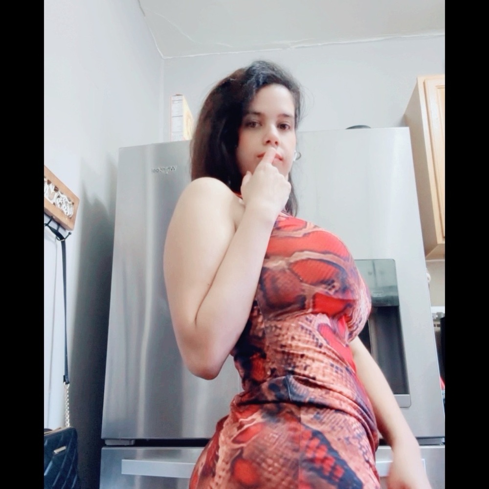 Stylish Red Snake Print Dress